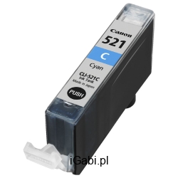 Tusz CLI-521C + CHIP zamiennik do Canon 